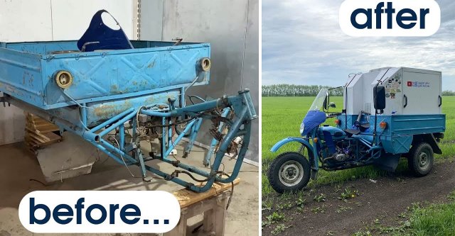 Мотодом из Урала своими руками. DIY motorcycle camper 2x3